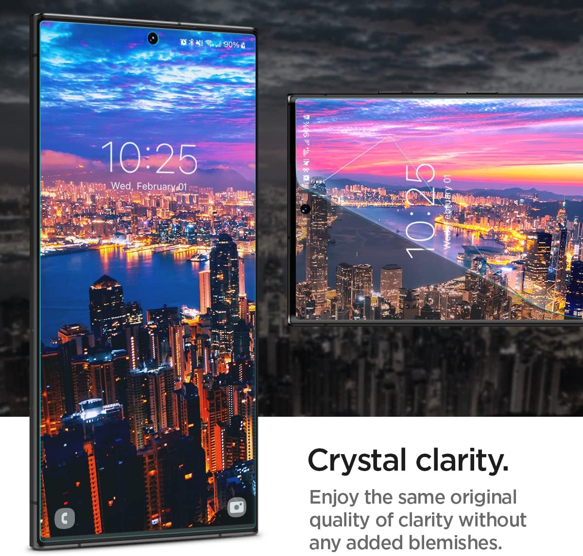 Spigen NeoFlex Screen Protector Designed for Galaxy S23 Ultra (2023) [2 Pack] - Case Friendly