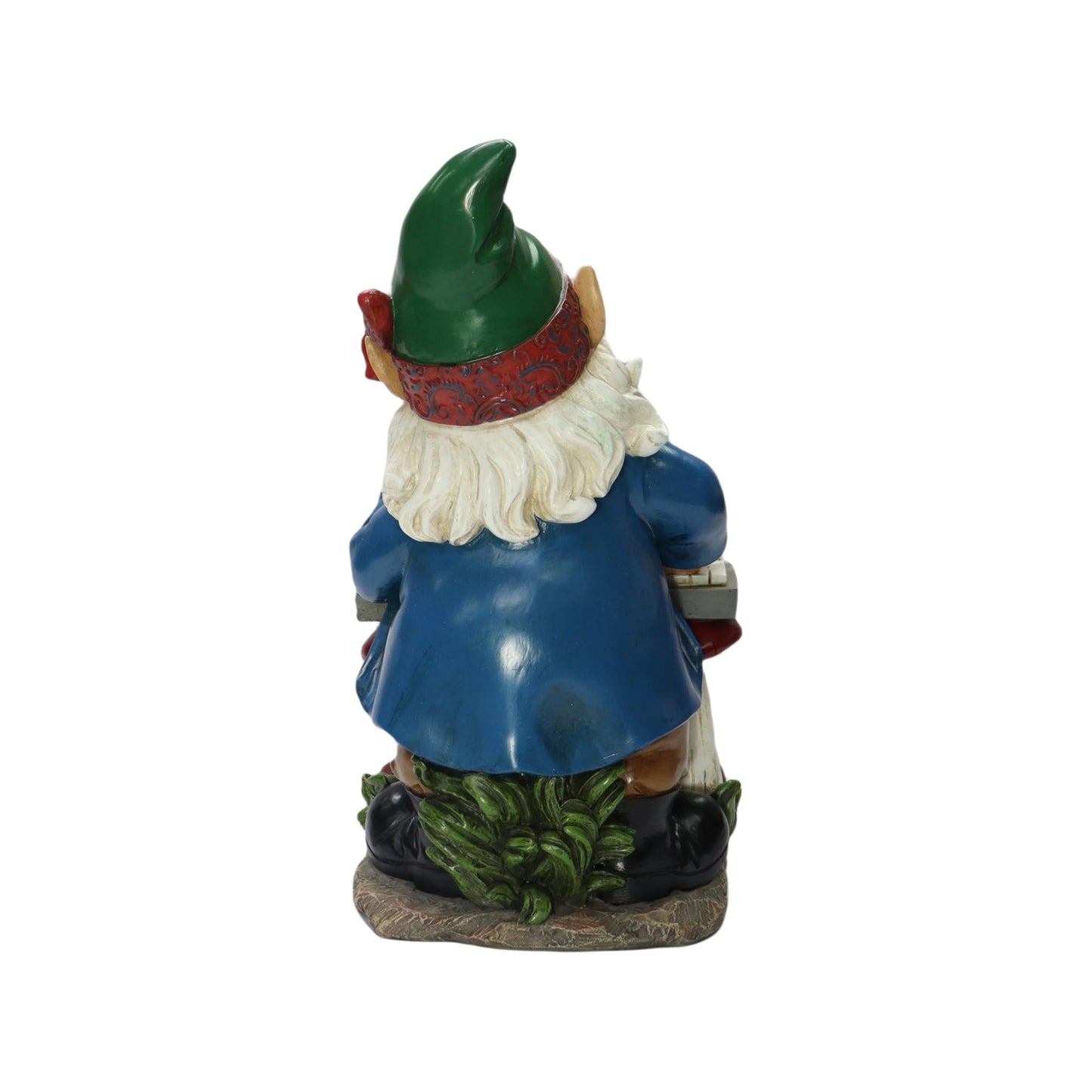 Nature's Mark Rock n Roll Gnome in a Band Palying Keyboard Resin Statue Figurine Home Garden Decorative Accent Décor (10" H)