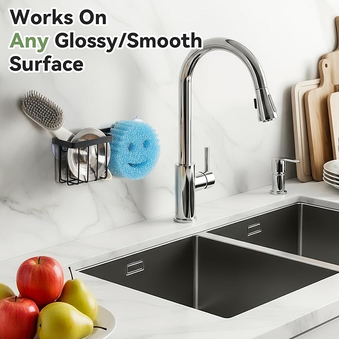 Sponge Holder for Kitchen Sink, Sponge Caddy for Scrub Daddy / Scrub Mommy