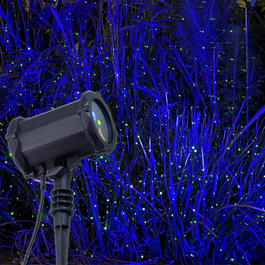 Lunmore Firefly Garden Lights Star Projector Laser Christmas Lights for Garden Lawns Courtyard