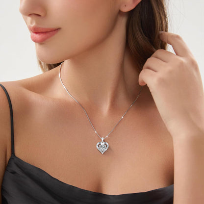 Gifts for Women Jewelry Set, 925 Silver Moissanite Necklace, Gold Watch Stainless Steel Bangle with Eternal Roses Wooden Gift Box Ideal for Mother's Day Birthday Anniversary Christmas Valentine's Day Wife Gift