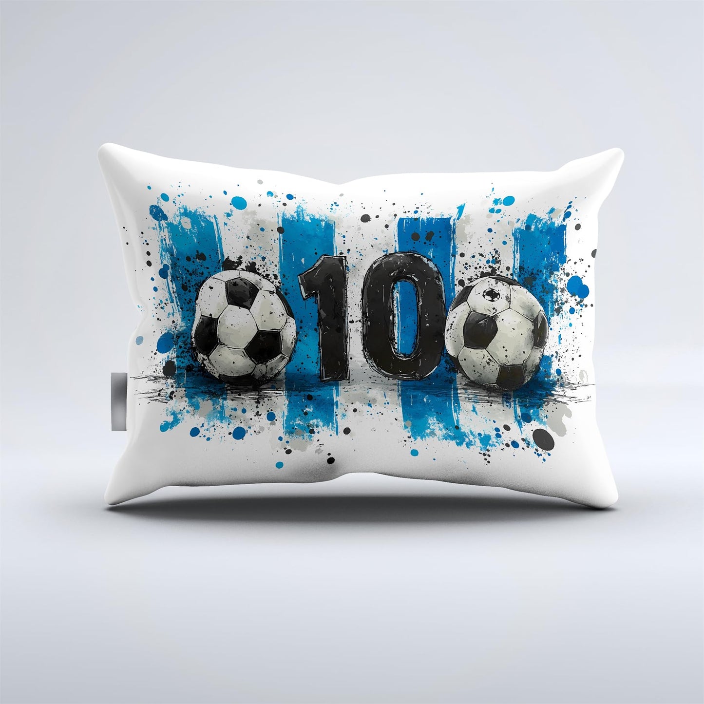 Soccer Ball Prints Fitted Sheet Set Hand-Drawn Sports Series Football Fans Bedding Set | with Fitted Sheet and 2 Pillowshams(3pcs) or Comforter(4pcs) (A,Twin-3PCS)