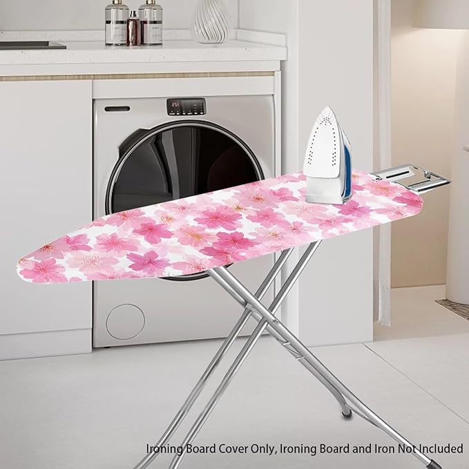 Pink Floral Ironing Board Cover