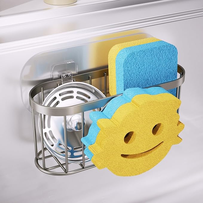 Consumest Sponge Holder Smiley Face