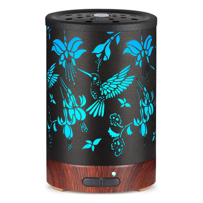 Essential Oils Diffuser,Aromatherapy Diffuser,Birthday for Women Mom Grandma,Metal Cool Mist Humidifier with 7 Colors Lights Waterless Auto Off Air Diffusers (Dragonfly)