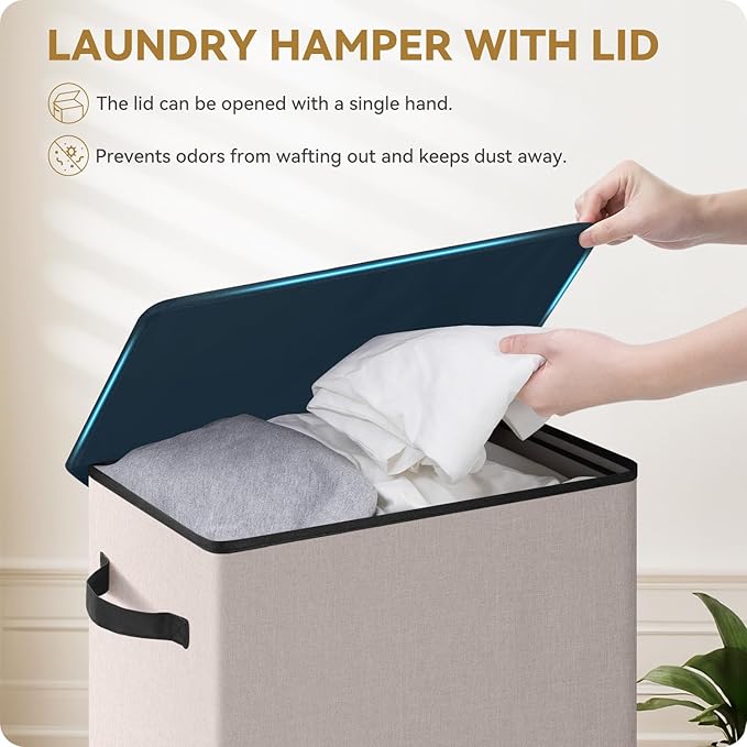SOLEDI Slim Laundry Hamper