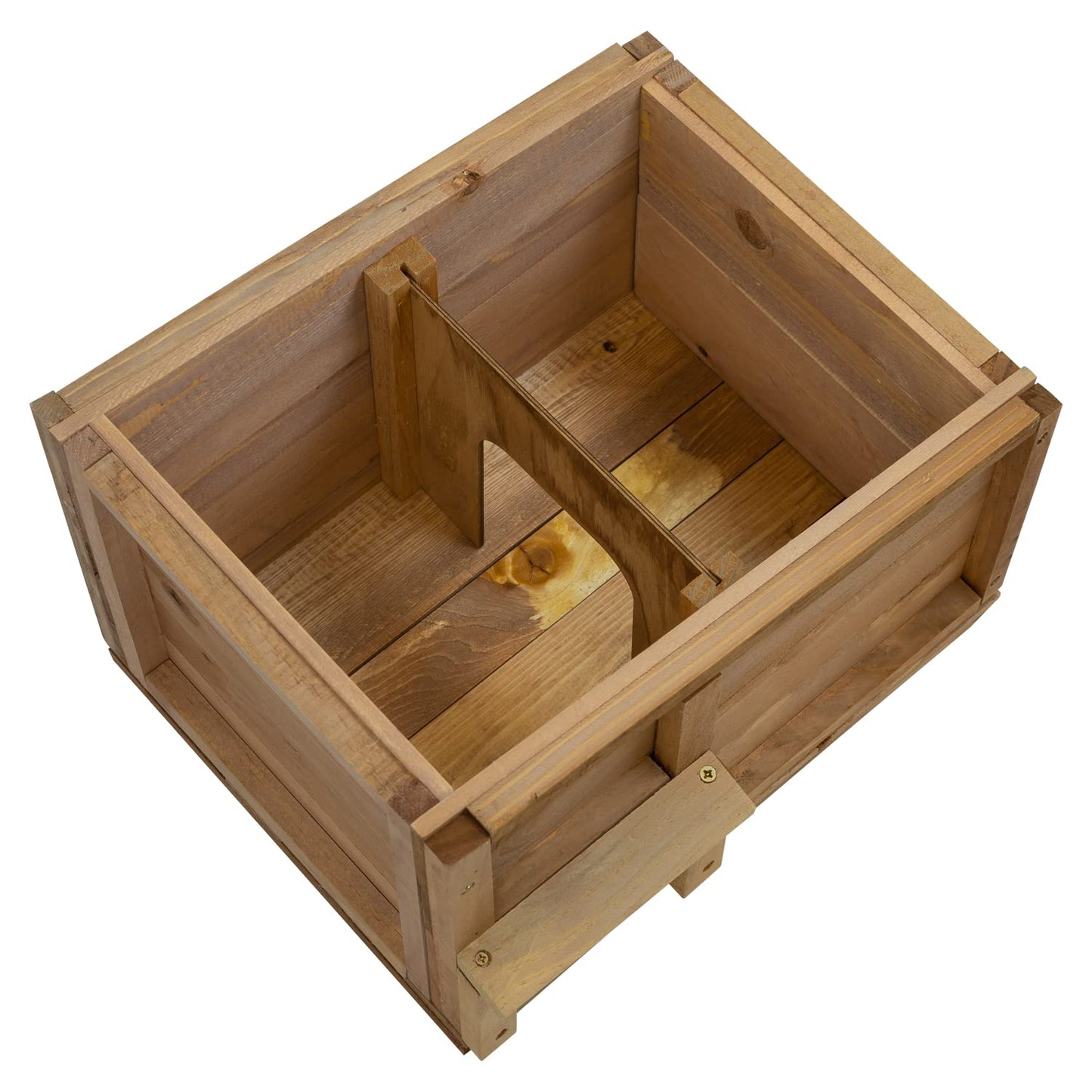 Woodside Hedgehog House & Hibernation Shelter, Safe & Secure Predator Proof Outdoor Habitat/Feeding Station