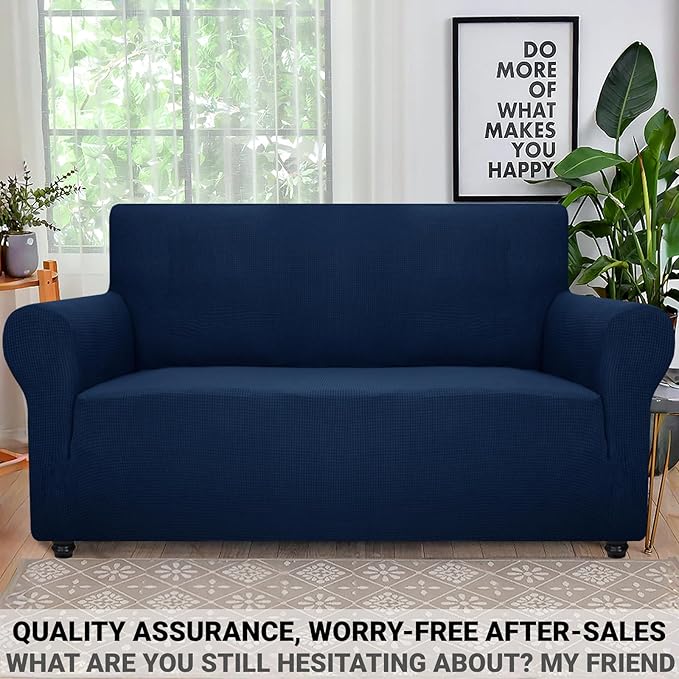 ZNSAYOTX Super Stretch Couch Cover Love Seat Sofa Covers