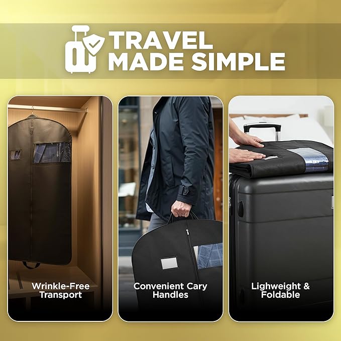 Garment Bags for Hanging Clothes 3-Pack