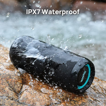 RIENOK Bluetooth Speaker Portable Wireless, 30W Enhanced Bass, IPX7 Waterproof, Bluetooth 5.3, Outdoor Speaker for Travel and Sport