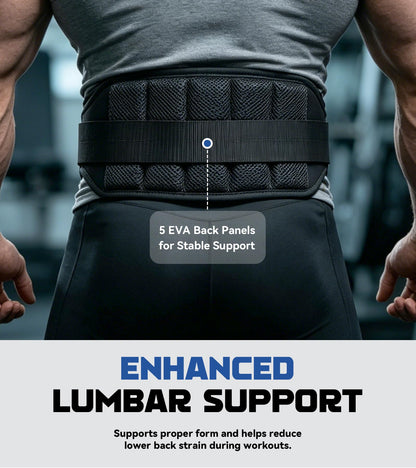 Weight Lifting Belt for Belt Squats, Squat Machine and Rack Attachment, Padded Hip and Thigh Support Belt for Strength Training and Powerlifting