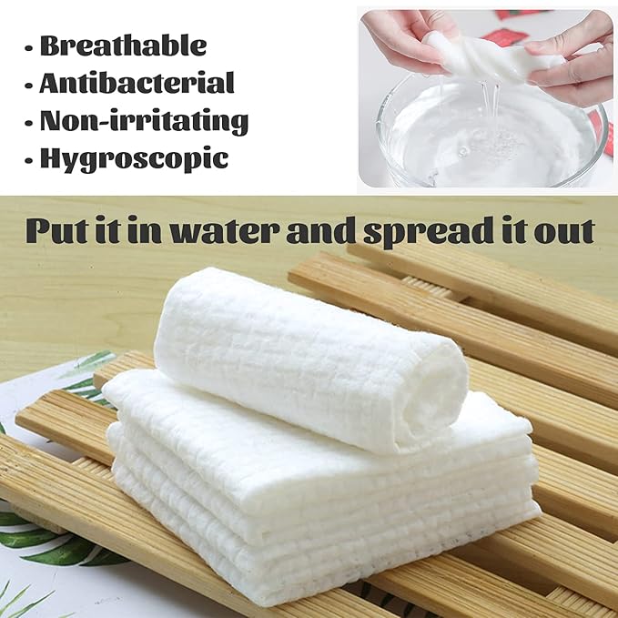 100 Pcs Mini Compressed Towels, Disposable Face Compressed Towel, Compressed