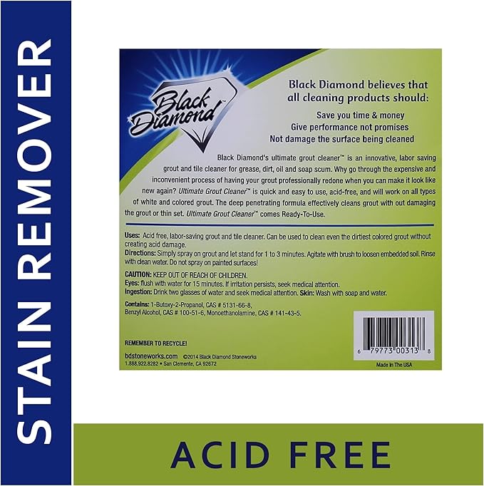 Black Diamond Ultimate Grout Cleaner: Best Cleaner