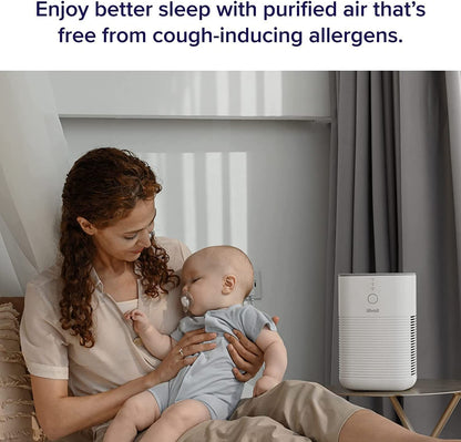 LEVOIT Air Purifier for Bedroom Home, Dual HEPA Filters with Aromatherapy Diffuser, Quiet Sleep Mode, Air Cleaner for Smoke, Allergies, Pet Dander, 100% Ozone Free, LV-H128, Gray