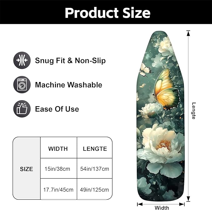 Ironing Board Cover for Crafting, Flat Decoration
