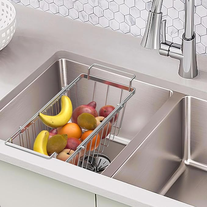 Orgneas Freezer Baskets for Chest Freezer, Capacity Expandable Deep Freezer