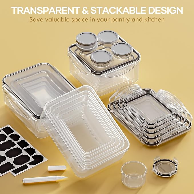50-Piece Food Storage Containers