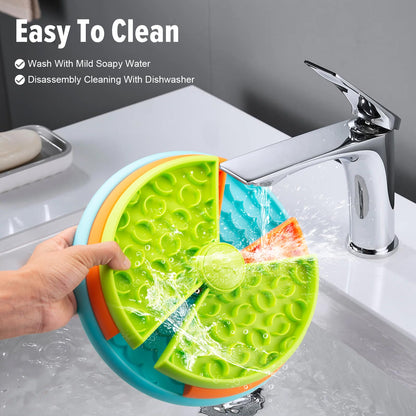 Slow Feeder Dog Bowl 3 Levels, Reduces Boredom and Anxiety, Non-Slip Interactive Puzzle Feeder, Suitable for Small/Medium/Larger Dogs