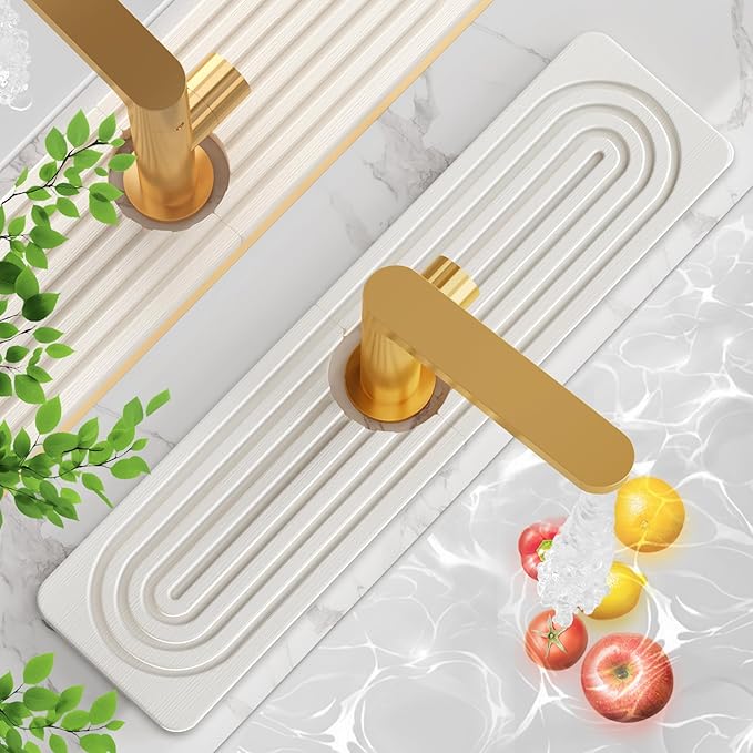 Stone Quick Dry Faucet Mat for Kitchen Sink Stone Faucet Mat for Kitchen Sink