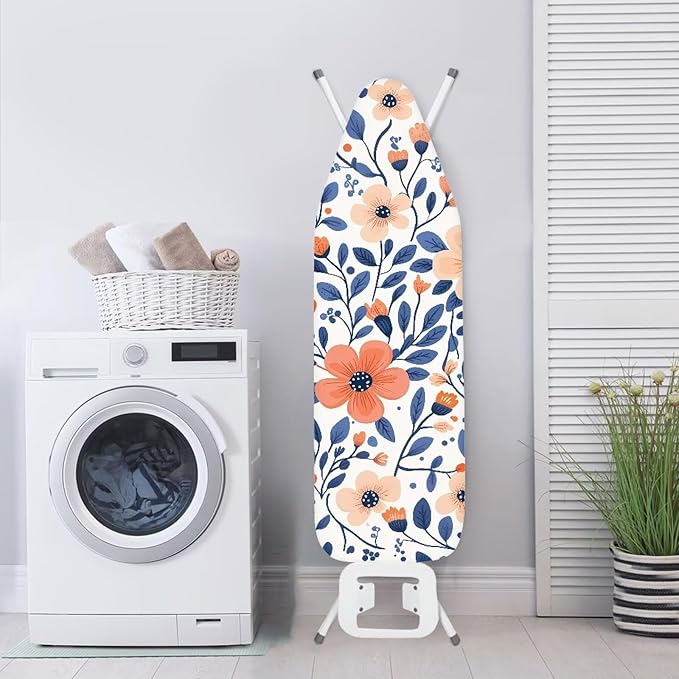 Flower Print Ironing Board Cover Universal Ironing Protector Fits Standard and