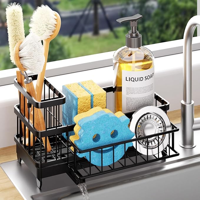 Consuemst Sponge Holder for Kitchen Sink