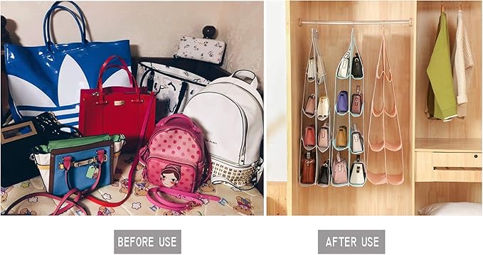 AARAINBOW 1 Pack Hanging Handbag Purse Organizer, Handbag Organizer