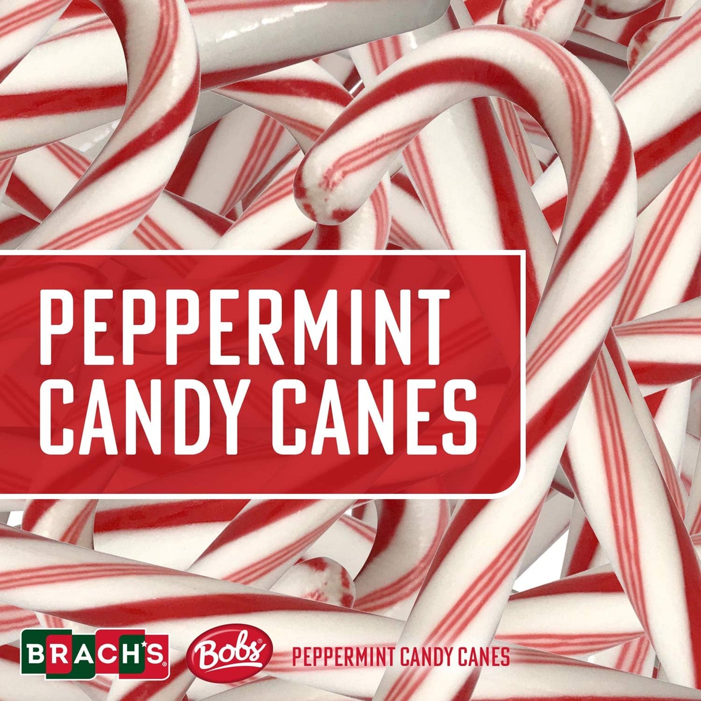 BrachsCandy Canes Peppermint - Individually Wrapped Bulk Christmas Candy Canes - Holiday Classic Candy - Stocking Stuffer Candy - Bulk Candy Box (36 Count)