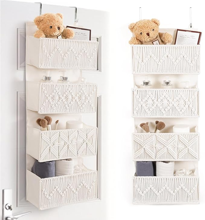 ANTIS'S HOME Nursery Over The Door Organizer Boho Decor Nursery Storage