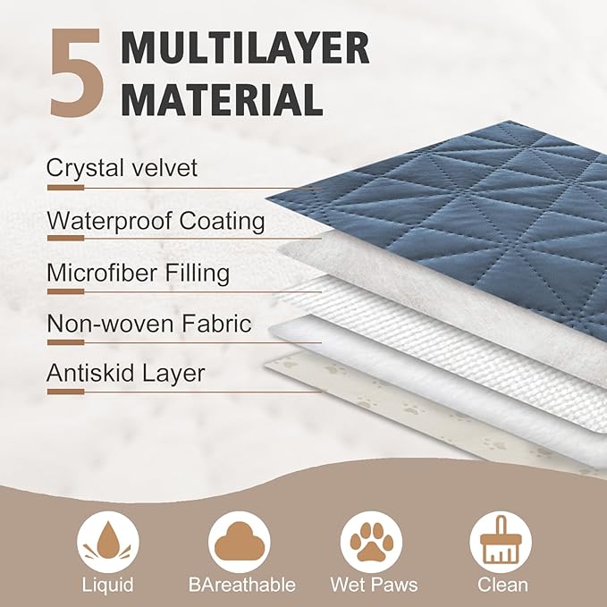Ameritex Sofa Cover Waterproof for Seats Couch Cover for Dogs Pet Couch Cover