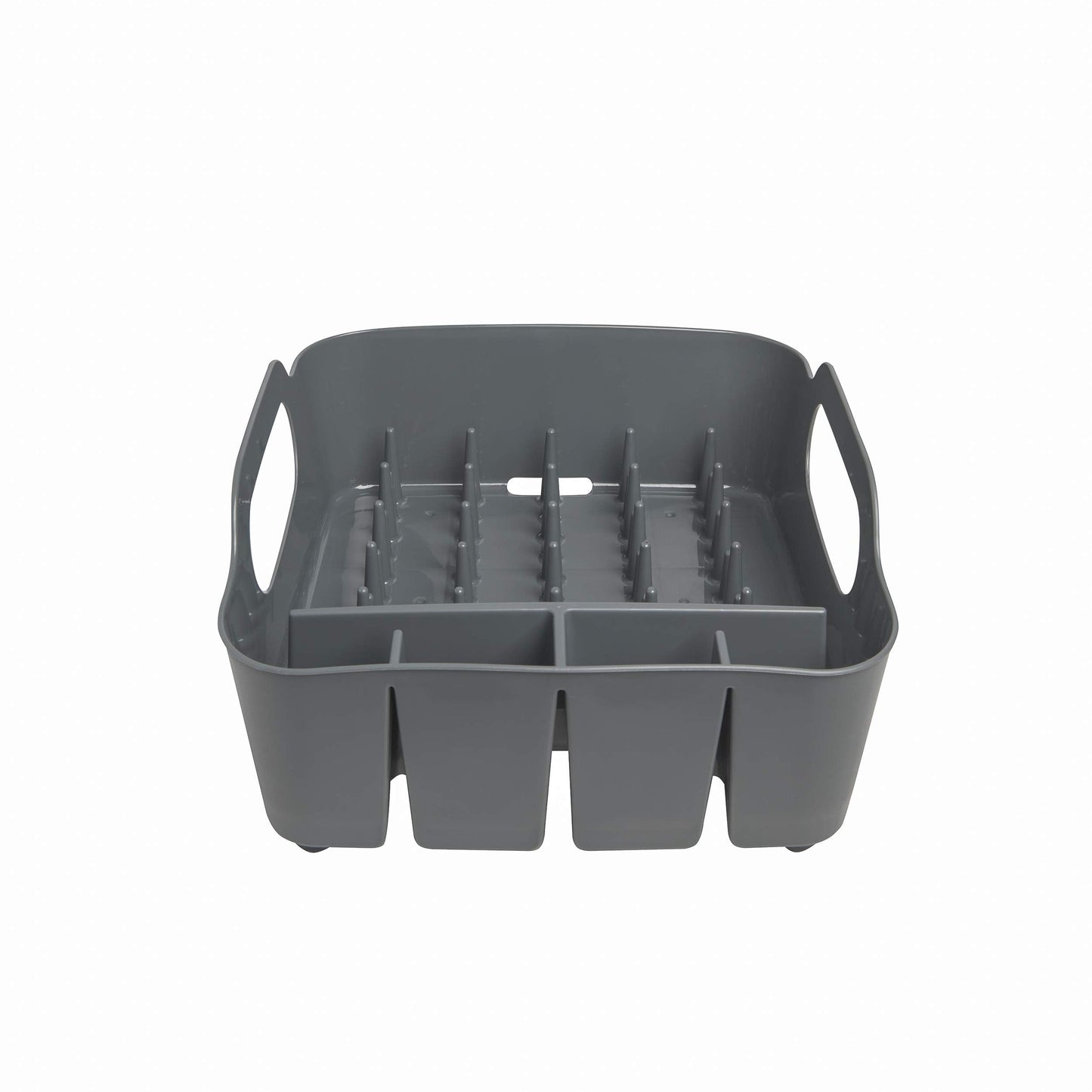 Umbra Tub Dish Drying Rack – Lightweight Self-Draining Dish Rack for Kitchen Sink and Counter at Home, RV or Motorhome, Charcoal Kitchen, 36.067999999999998 x 33.655000000000001 x 18.288 cm