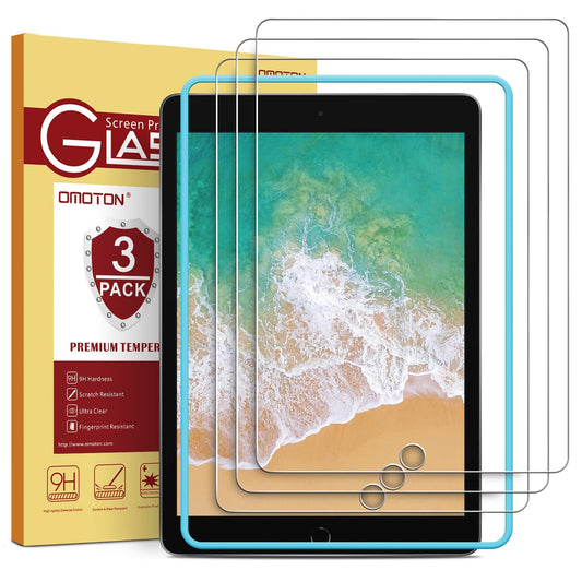 OMOTON Screen Protector for iPad Air 5th 4th Generation (Air 5/4, 10.9 Inch, 2022/2020) iPad Pro 11 Inch (2022/2021/2020/2019) Tablet - Tempered Glass, Case Friendly, Apple Pencil Compatible, 2 Pack