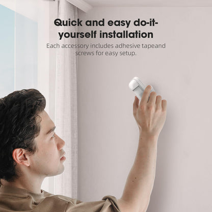 Wireless WiFi Smart Home Security DIY Alarm System with Motion Detector,Notifications with app,Door/Window Sensor, Siren,Compatible with Alexa,NO Monthly Fees (LW-103)