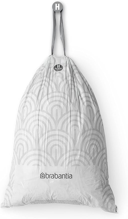 Brabantia PerfectFit Trash Bags Thick Plastic Trash Can Liners