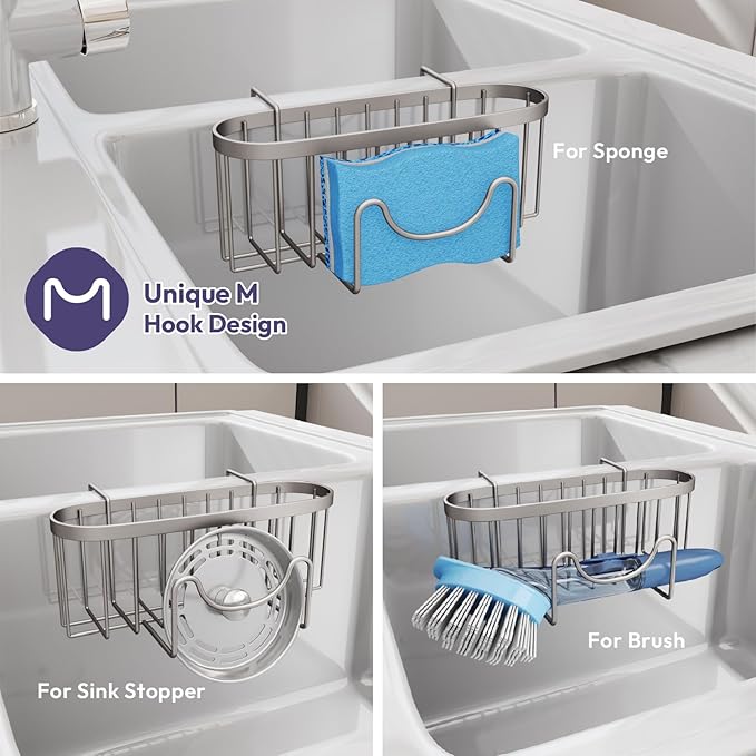 SWTYMIKI Sponge Holder for Kitchen Sink