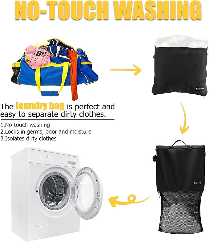 Dirty Laundry Bag for Traveling-Mesh Laundry Bags XL Travel Gym Healthcare