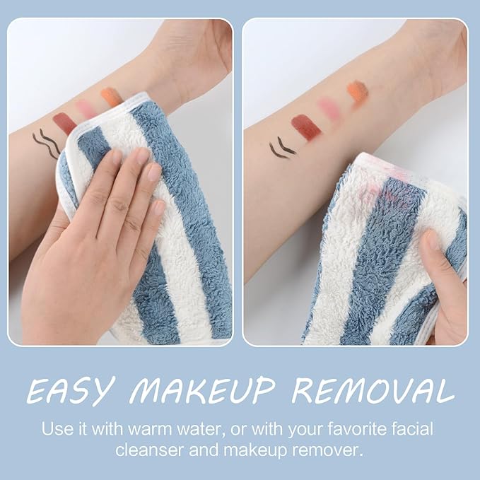 SINLAND Microfiber Facial Cloths Fast Drying Washcloth 8inch x 8inch Absorbent