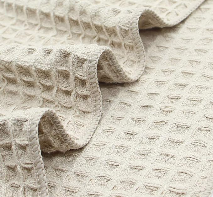 Waffle Weave Absorbent Kitchen Dish Towels