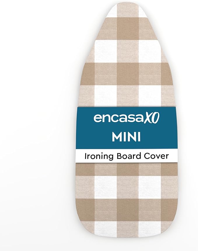 Encasa XO Ironing Board Cover and Pad 28"x12" - 4mm Felt Mini Iron Board Cover