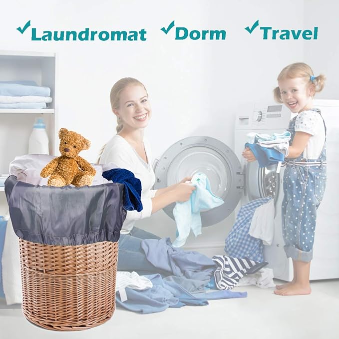 Heavy Duty Laundry Bag 2 Pack XL Nylon Laundry Bags