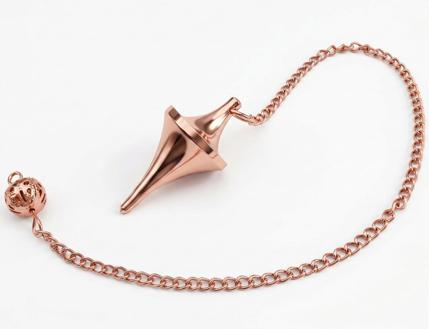 Myhealingworld UFO Design Copper Pendulum for Reiki Healing, Dowsing & Chakra Balancing – Space Ship Style Divination Tool for Meditation & Energy Cleansing