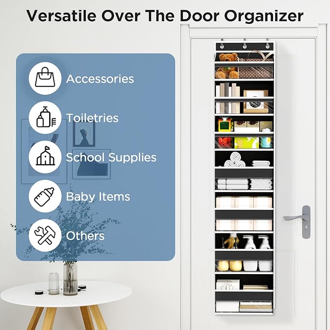 Over The Door Organizer, 7 Tier Door Hanging Organizers