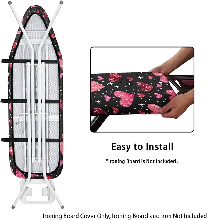 Red Hearts Ironing Board Cover