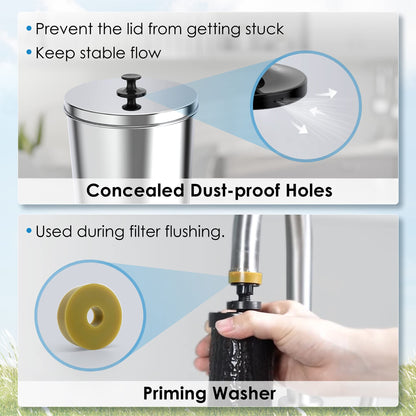 Waterdrop 2.25G Gravity-fed Water Filter System