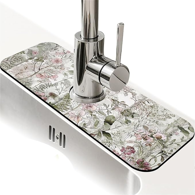 Kitchen Sink Splash Guard，Elegant-forest