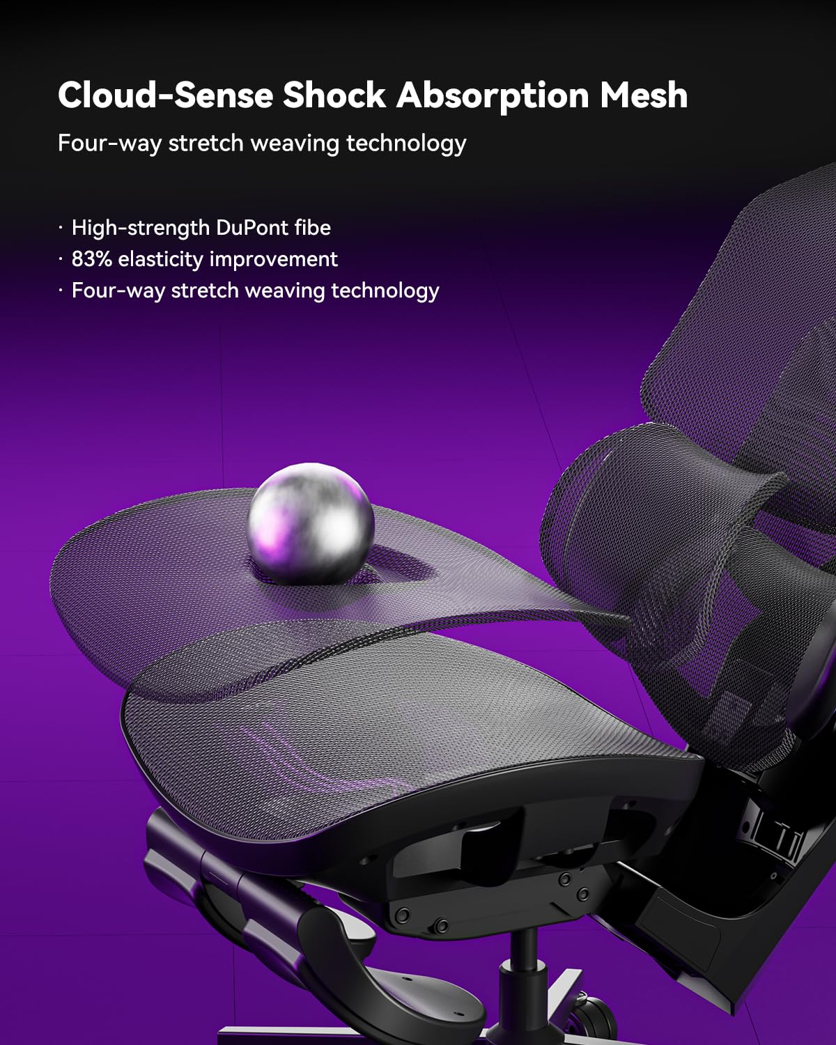 Autofull G7 Gaming Chair - 3-Zone Lumbar, 22-Point Adjustment, Breathable Mesh, Custom Backplate, 720° Armrests, BIFMA Certified Ergonomic, 140° Recline, IGR Certified, Niko Endorsed - Gift for Gamers