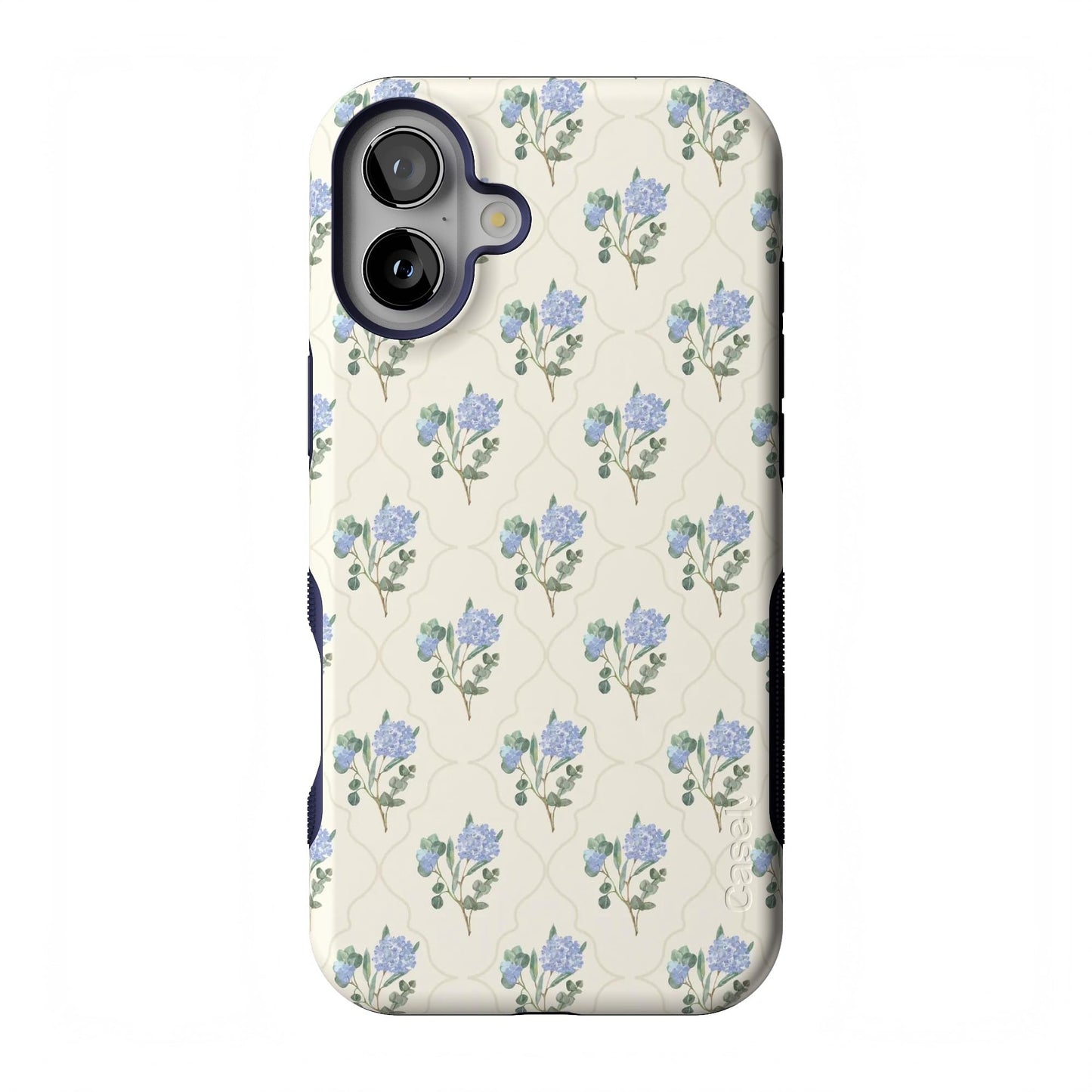 Casely iPhone 16 Plus Case | Blue Stripes | Sunday Best | Compatible with MagSafe | Bold Protective Design