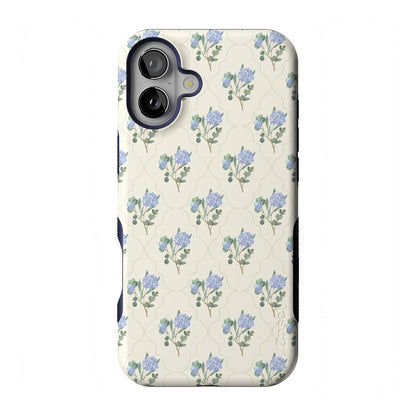 Casely iPhone 16 Plus Case | Blue Stripes | Sunday Best | Compatible with MagSafe | Bold Protective Design