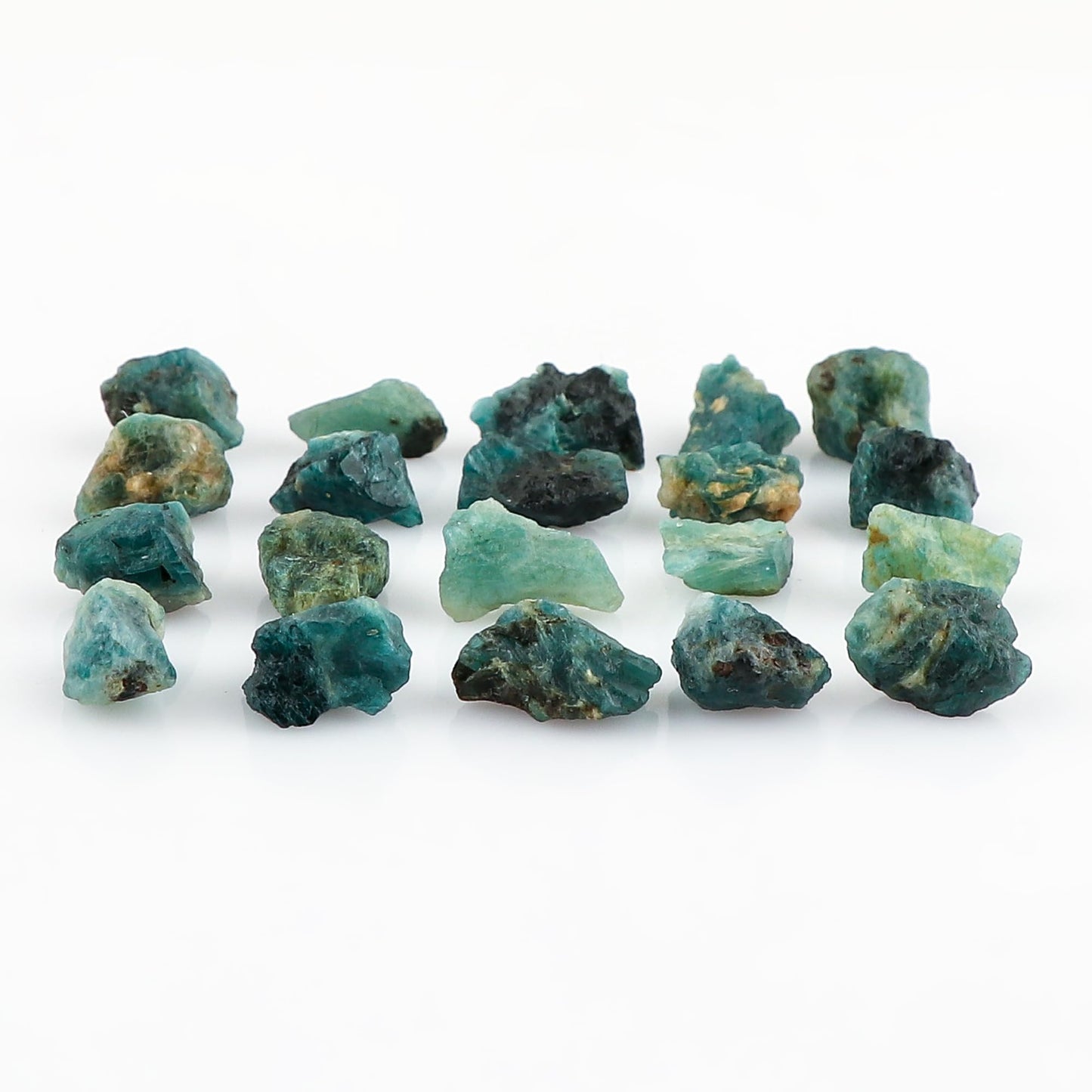 CRYSTALINES Wholesale Natural Raw Grandidierite Gemstones, Rough Stones, Bulk Loose Supplies for Jewelry Making, Healing Crystals, Wire Wrap, Fountain Rocks, Tumbling, Gem Collection, 30cts, 5-7pcs