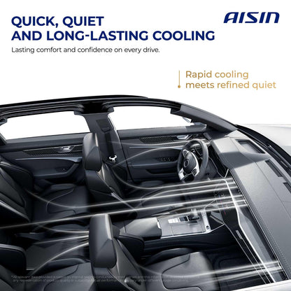 AISIN AFTERMARKET ACCGM-00637 Air Conditioner AC Compressor - Compatible with Chevrolet Corvette 2014-2019 6.2L - with 6-Pulley Groove, with Clutch