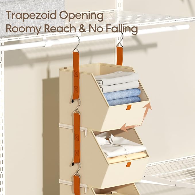 Collapsible Hanging Closet Organizer